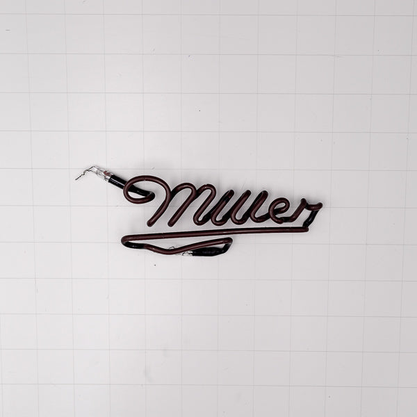 Miller Script Word unit Replacement Tube - Neon Sign Part