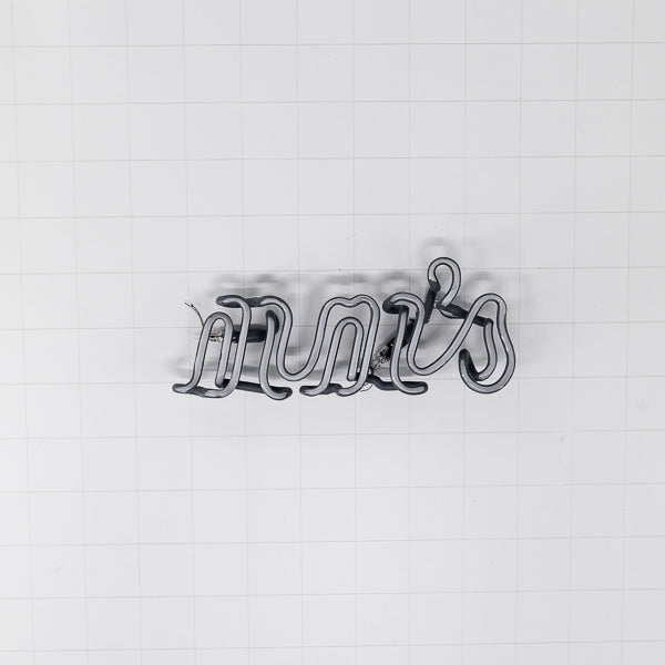 MM'S Double Stroke Script Word Unit for Vintage Hamm’s Replacement Tube - Neon Sign Part