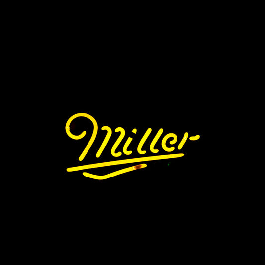 Miller Script Word Unit with Emphasis for Miller Light Replacement Tube - Neon Sign Part