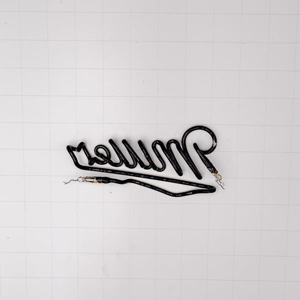 Miller Script Word Unit with Emphasis for Miller Light Replacement Tube - Neon Sign Part