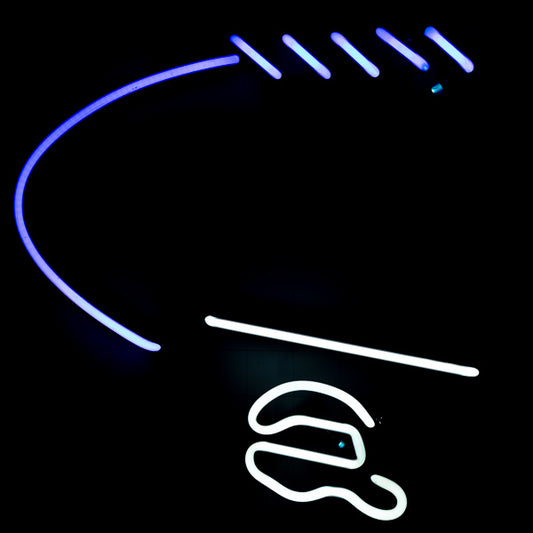 Football & Laces Border Unit & Helmet Back Light / Grid for NFL Bud Light Teams Replacement Tube - Neon Sign Part