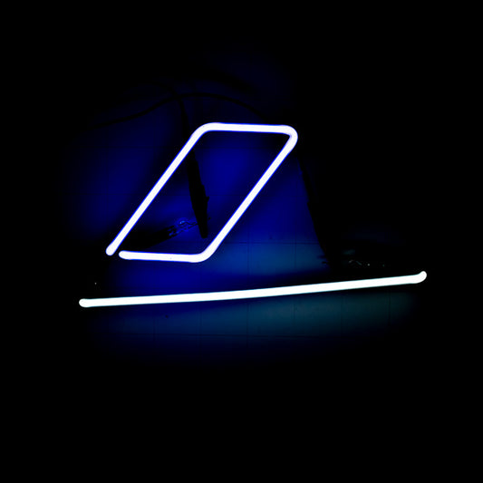 I Double Stroke Word unit and Emphasis for Bud Ice Replacement Tube - Neon Sign Part