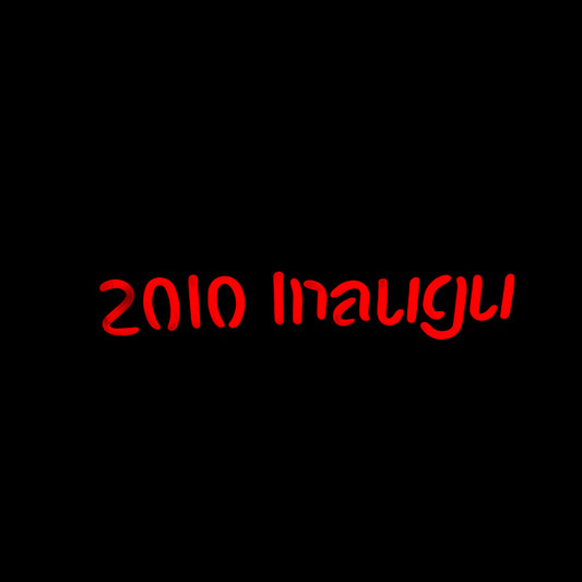 2010 Inaugu Single Stroke Word unit for Budweiser Minnesota Twins Baseball 2010 Inaugural Season Replacement Tube - Neon Sign Part
