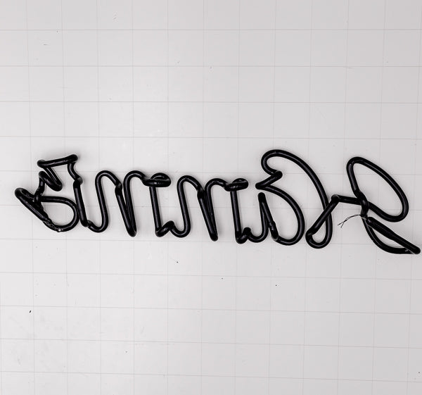 Hamm's Red Script Word unit Replacement Tube - Neon Sign Part