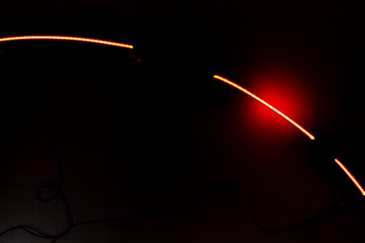 Top Border Unit for Large Dual Brand Miller and Genuine Draft Replacement Tube - Neon Sign Part