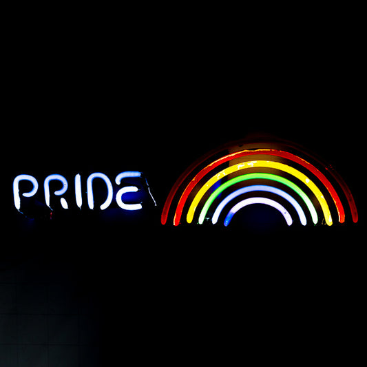 PRIDE Single Stroke Word Unit and Rainbow for Miller Lite Replacement Tube - Neon Sign Part
