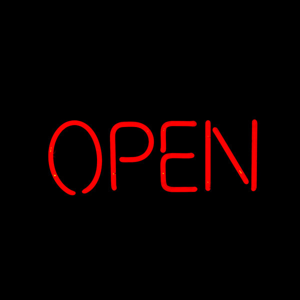OPEN Single Stroke Word unit for Miler Lite Replacement Tube - Neon Sign Part