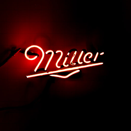 Miller Single Stroke Script Word unit Replacement Tube - Neon Sign Part
