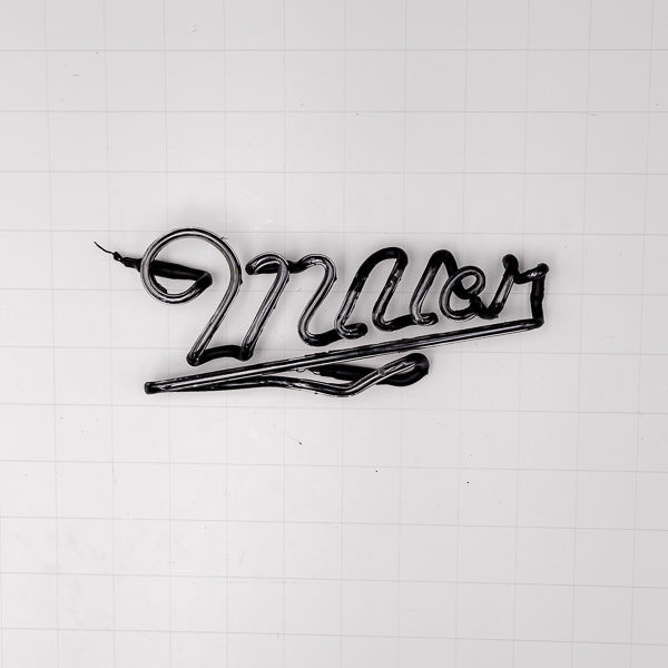 Miller Single Stroke Script Word unit Replacement Tube - Neon Sign Part