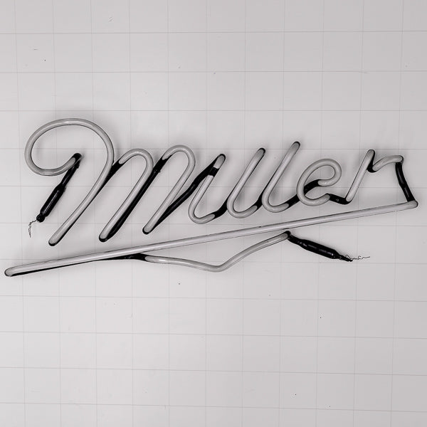 Miller Script Word unit Replacement Tube - Neon Sign Part
