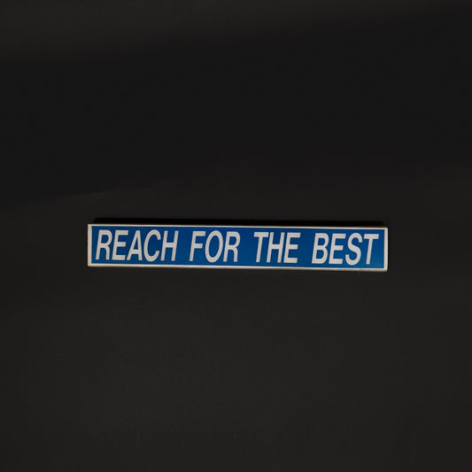 REACH FOR THE BEST Plastic for Old Style Guitar Neon Sign Plastic Replacement Panel