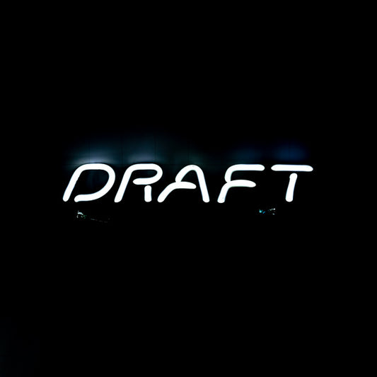 DRAFT Single Stroke Word unit Replacement Tube - Neon Sign Part