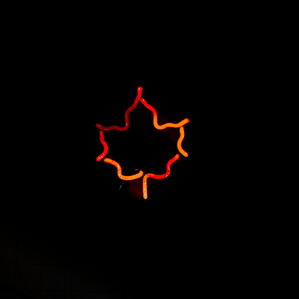 Red Maple Leaf Neon Sign Replacement Tube