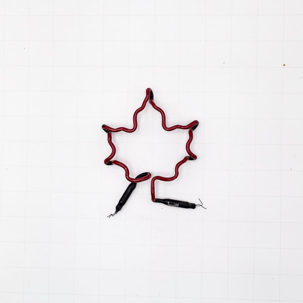 Red Maple Leaf Neon Sign Replacement Tube