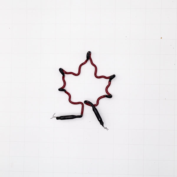 Red Maple Leaf Neon Sign Replacement Tube