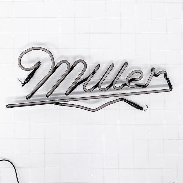 Miller Single Stroke with emphasis Script Word unit Replacement Tube - Neon Sign Part