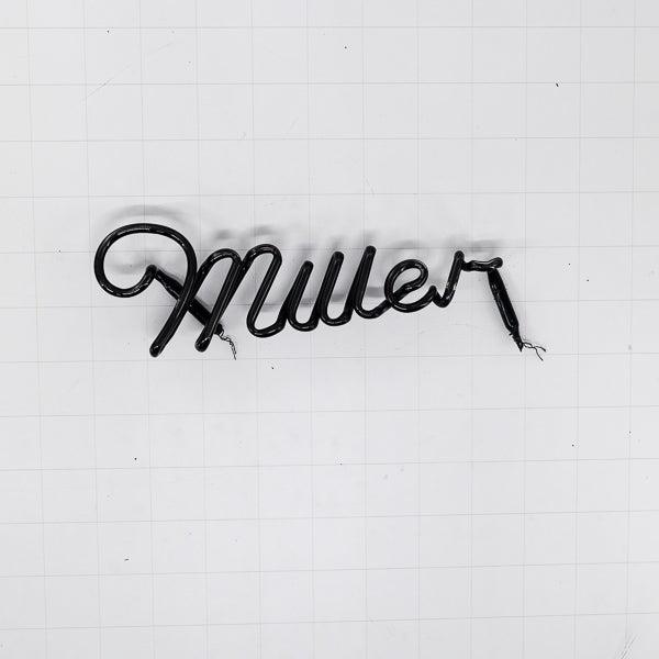 Miller Script Word unit Replacement Tube - Neon Sign Part