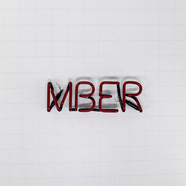MBER Single Stroke Word unit for Alaskan Amber Replacement Tube - Neon Sign Part