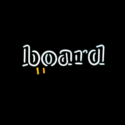 board Double Stroke Word unit with Lower Surfboard unit for Kona Brewing Long Board Replacement Tube - Neon Sign Part