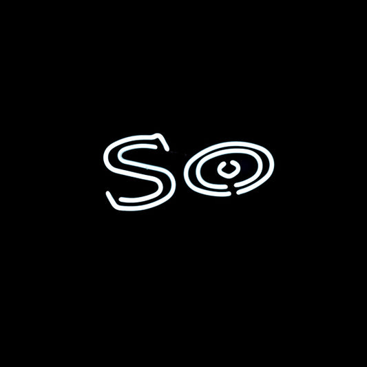 SO Double Stroke Word unit for SoBe Drink Replacement Tube - Neon Sign Part