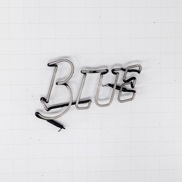 BLUE Single Stroke Word unit for Blue Moon Replacement Tube - Neon Sign Part