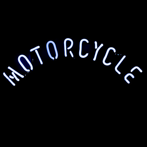 MOTORCYCLE Arched Single Stroke Word unit  Replacement Tube - Neon Sign Part