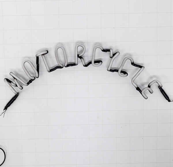 MOTORCYCLE Arched Single Stroke Word unit  Replacement Tube - Neon Sign Part