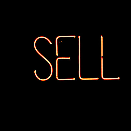 SELL Single Stroke Word unit for Buy Sell Trade Replacement Tube - Neon Sign Part