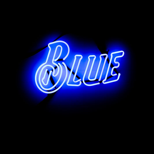 BLUE Double Stroke Word unit for Blue Moon Replacement Tube - Neon Sign Part