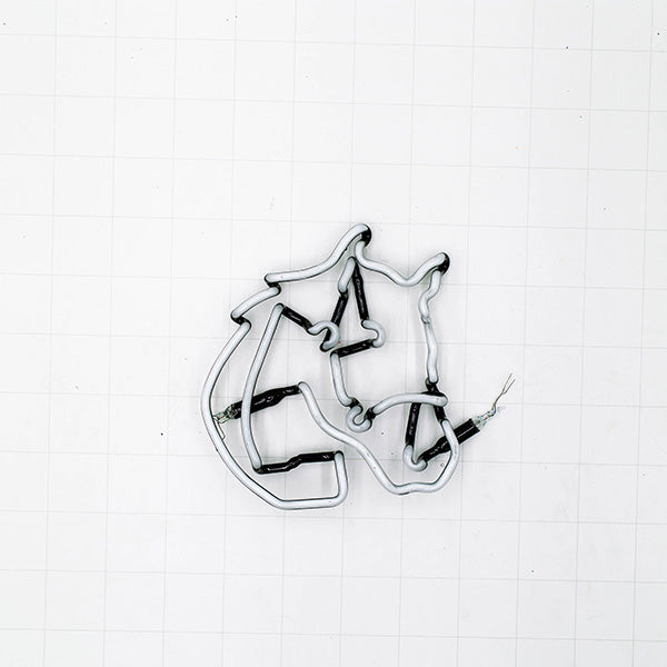 Horse for Rolling Rock Replacement Tube - Neon Sign Part Used