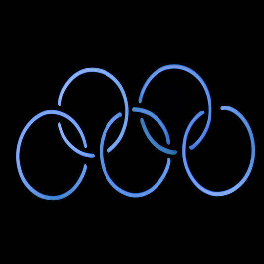 Olympic Rings for Budweiser Replacement Tube - Neon Sign Part Used