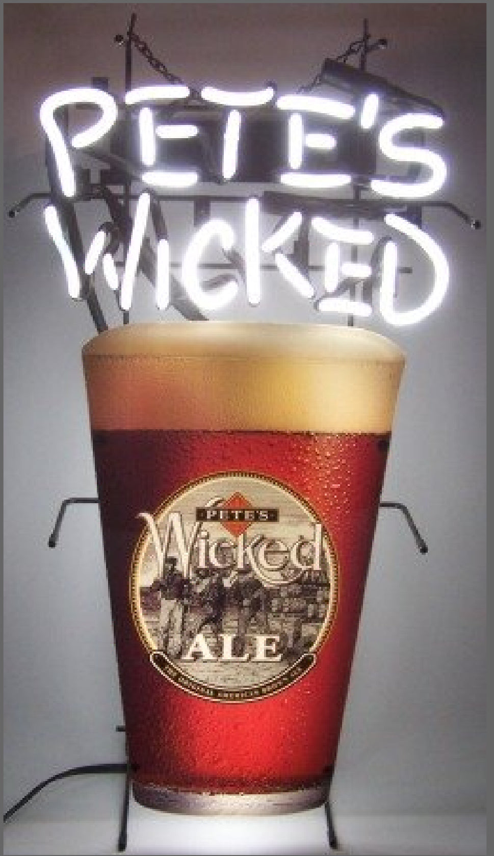 WICKED word for Pete’s Wicked ale sign - Neon Sign Part