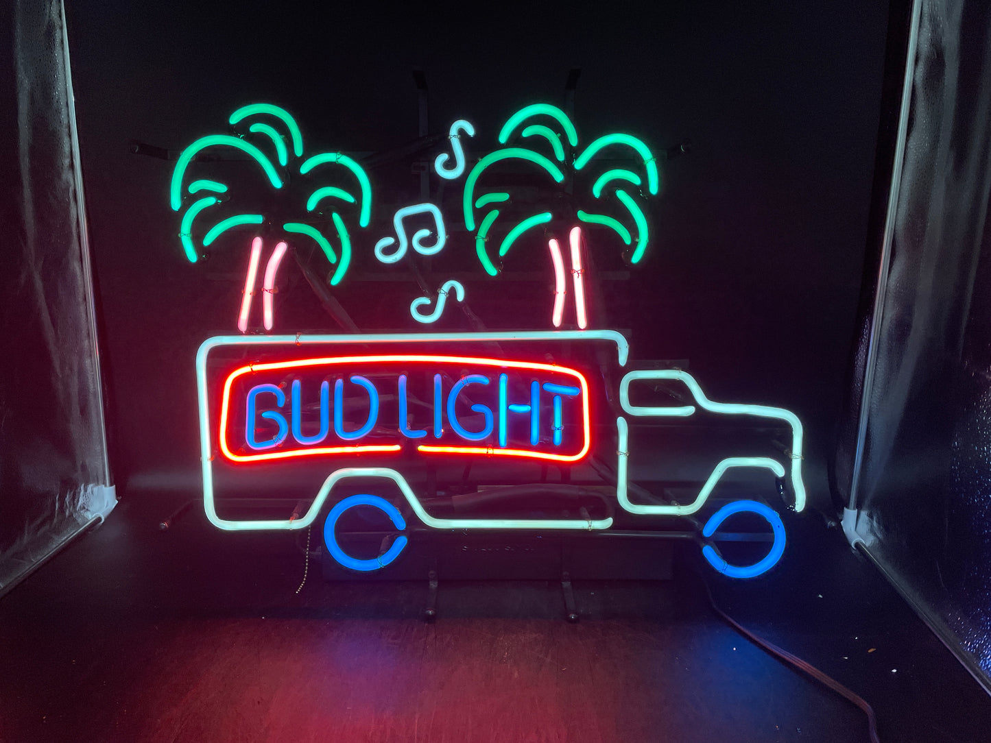 Wheels for Bud Light Music Truck Neon Sign Replacement Tube