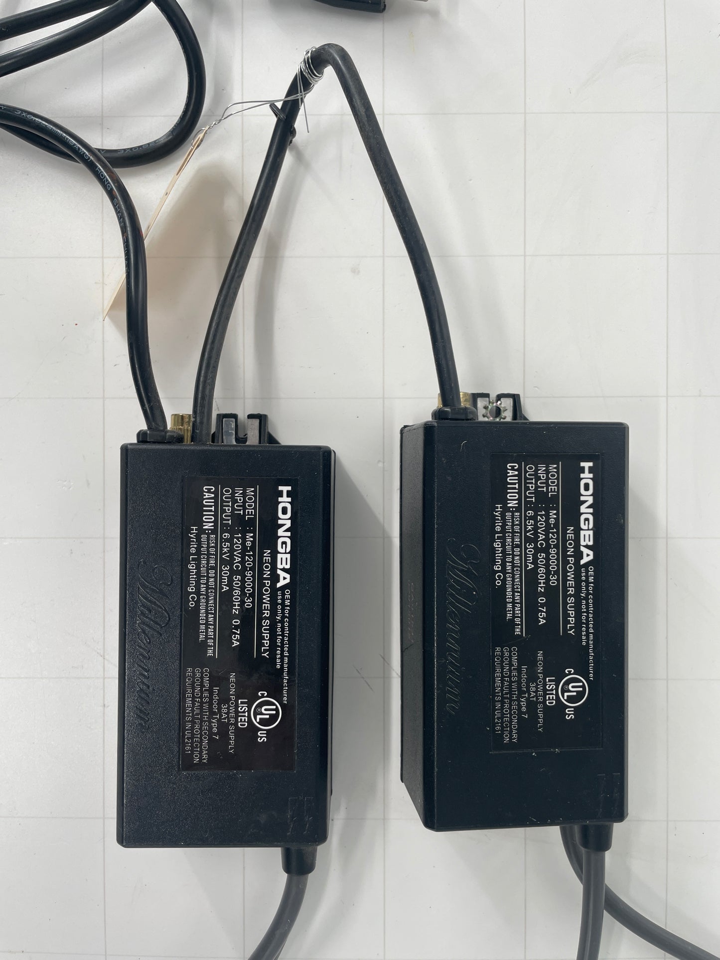 Hongba Dual Electronic Neon Sign Replacement Transformer – 6Kv