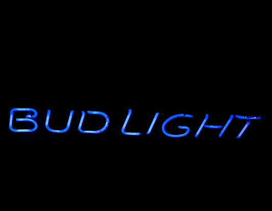 BUD LIGHT Single Stroke Word unit Replacement Tube - Neon Sign Part