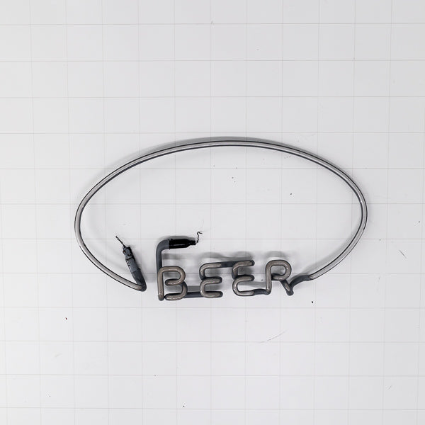 BEER Single Stroke Word unit With Oval Border unit for Coors Replacement Tube - Neon Sign Part