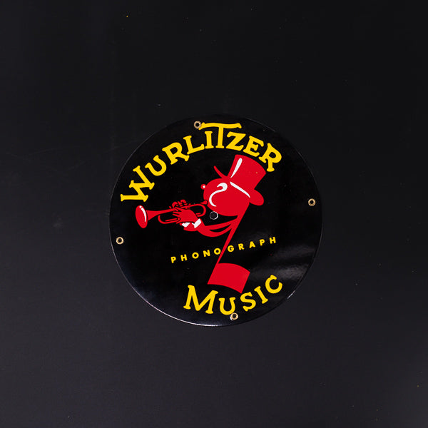 Wurlitzer Neon Sign Clock Tin Replacement Panel