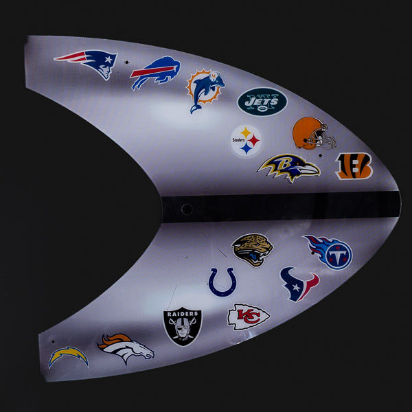 Right Side of Bud Light NFL Football Neon Sign Plastic Replacement Panel