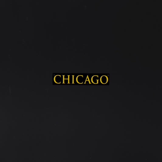 CHICAGO Neon Sign Plastic Replacement Panel