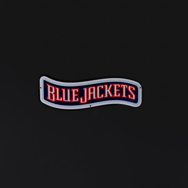 BLUE JACKETS Neon Sign Plastic Replacement Panel