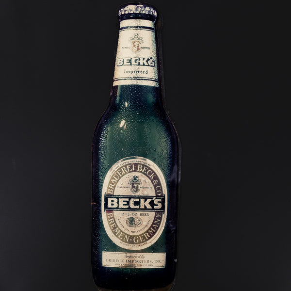 Becks Bottle Neon Sign Plastic Replacement Panel
