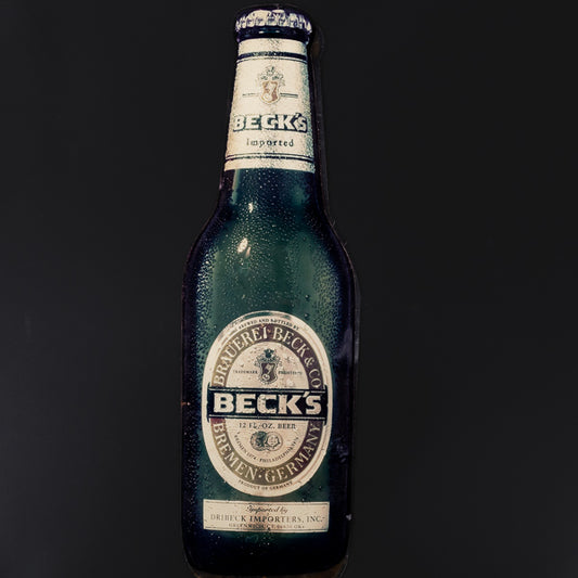 Becks Bottle Neon Sign Plastic Replacement Panel
