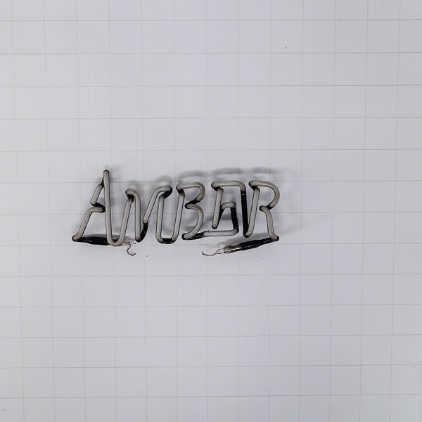 AMBER Single Stroke Word unit for Amber Bock Replacement Tube - Neon Sign Part