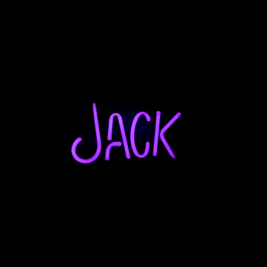 JACK Single Stoke Word unit for Jack Daniels Replacement Tube - Neon Sign Part