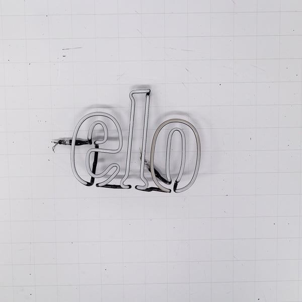 elo Double Stroke Word unit for Modelo Replacement Tube - Neon Sign Part