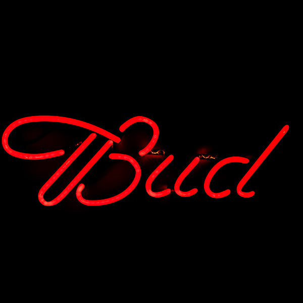 Bud Script Word unit for Budweiser Replacement Tube - Neon Sign Part