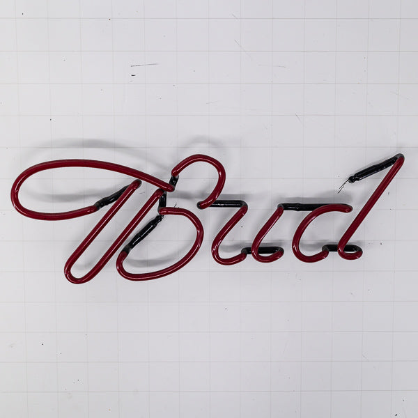 Bud Script Word unit for Budweiser Replacement Tube - Neon Sign Part