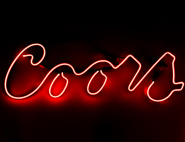 Coors Double Stroke Script Word unit Replacement Tube - Neon Sign Part