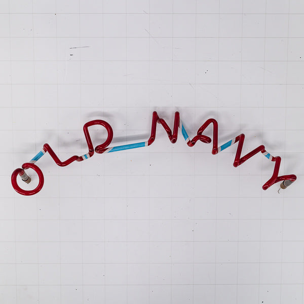 OLD NAVY Single Stroke Arched Up Word unit Replacement Tube - Neon Sign Part