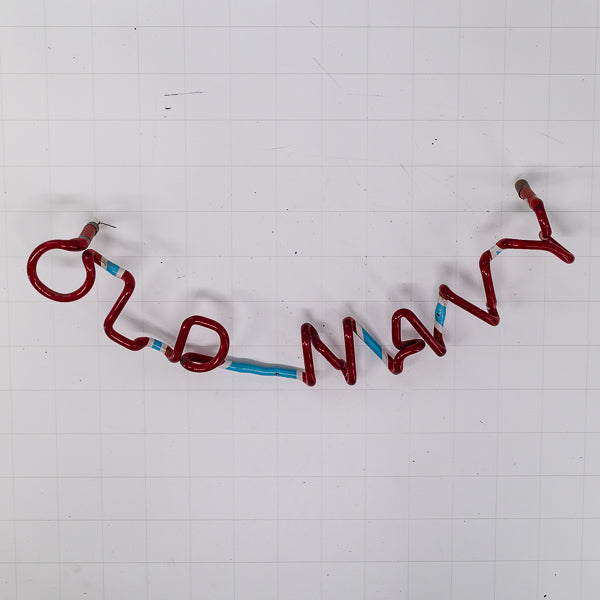 OLD NAVY Single Stroke Arched Down Word unit Replacement Tube - Neon Sign Part